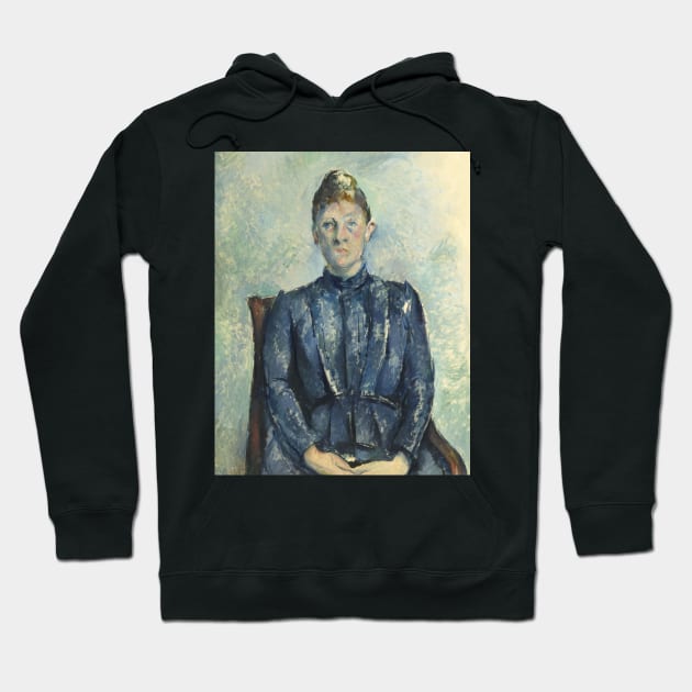 Portrait of Madame Cezanne by Paul Cezanne Hoodie by Classic Art Stall